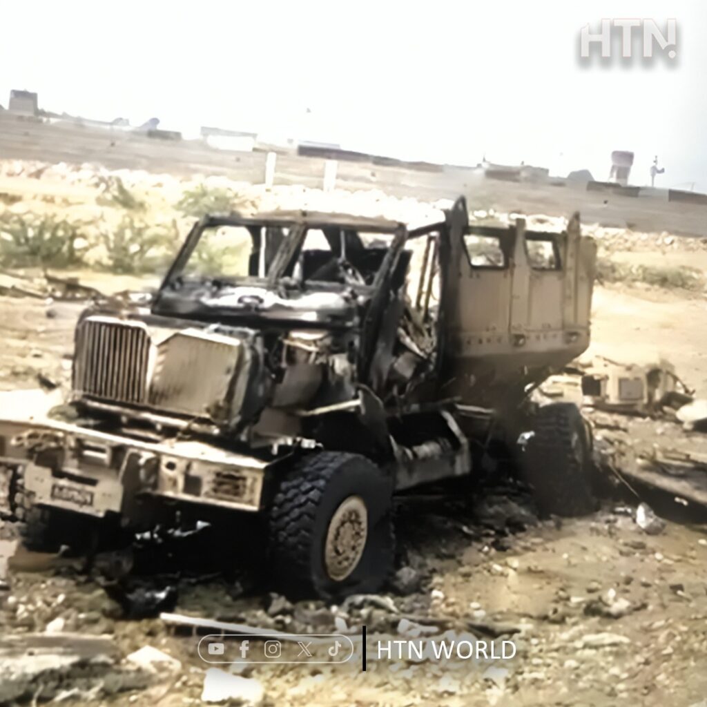 گروه اسود الحرب همچنان گفته است که پس از حمله انتحاری، کاروانی که برای امدادرسانی در حال حرکت بود، نیز از طریق یک حمله طیاره بیسرنشین (درون) هدف قرار گرفته است