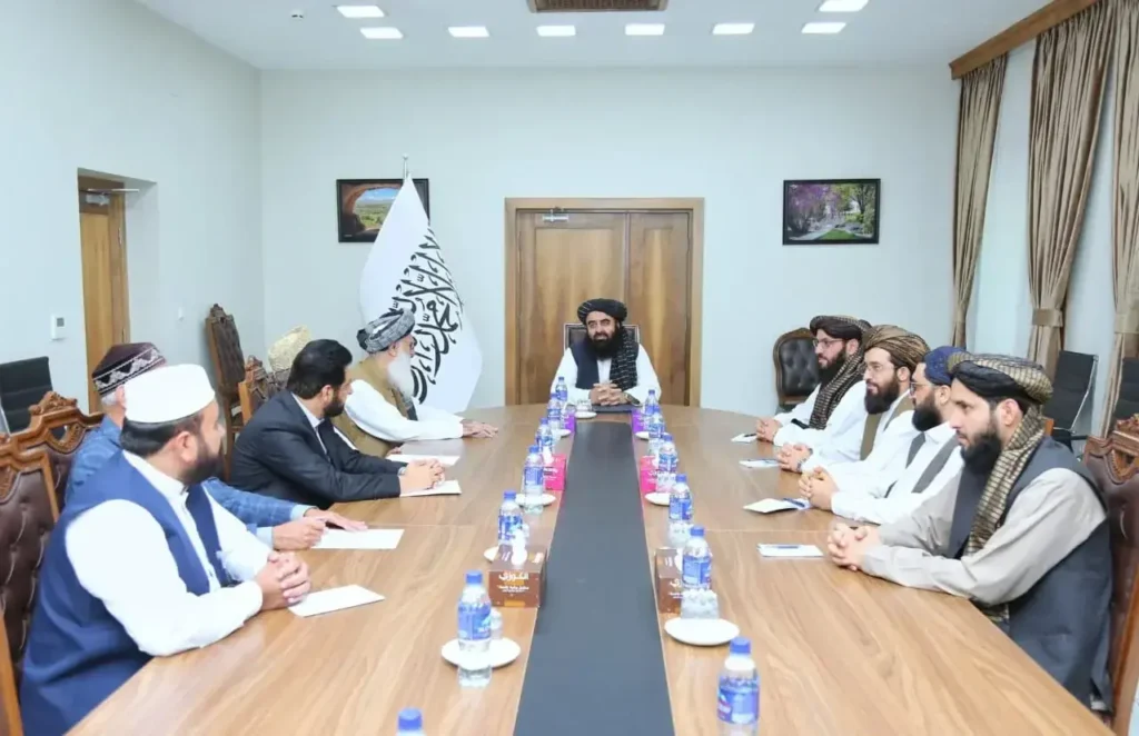 هیأت جماعت اسلامی پاکستان در پایتخت کابل با متقی دیدار مهمی انجام داد