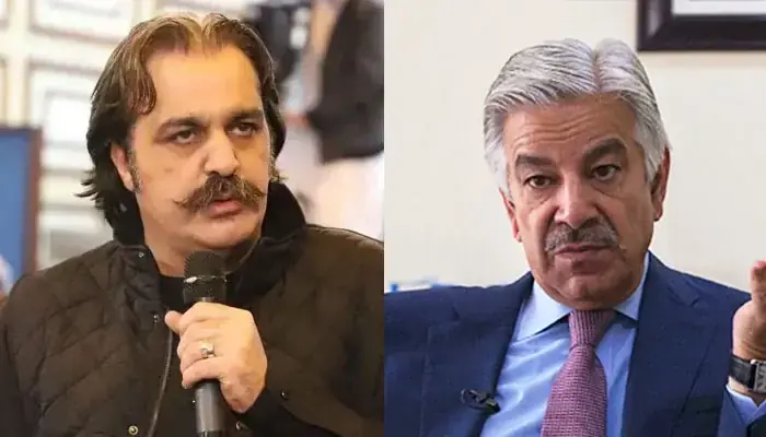 وزیر دفاع، رهبری تحریک انصاف را به شدت مورد انتقاد قرار داد به دلیل عدم شرکت در مراسم جنازه ۱۲ شهید در بنو