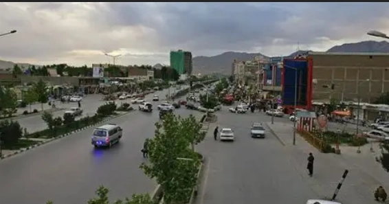 تصویر بازار مسلم اسحاق در قندهار که نزدیک آن حادثه رخ داد.