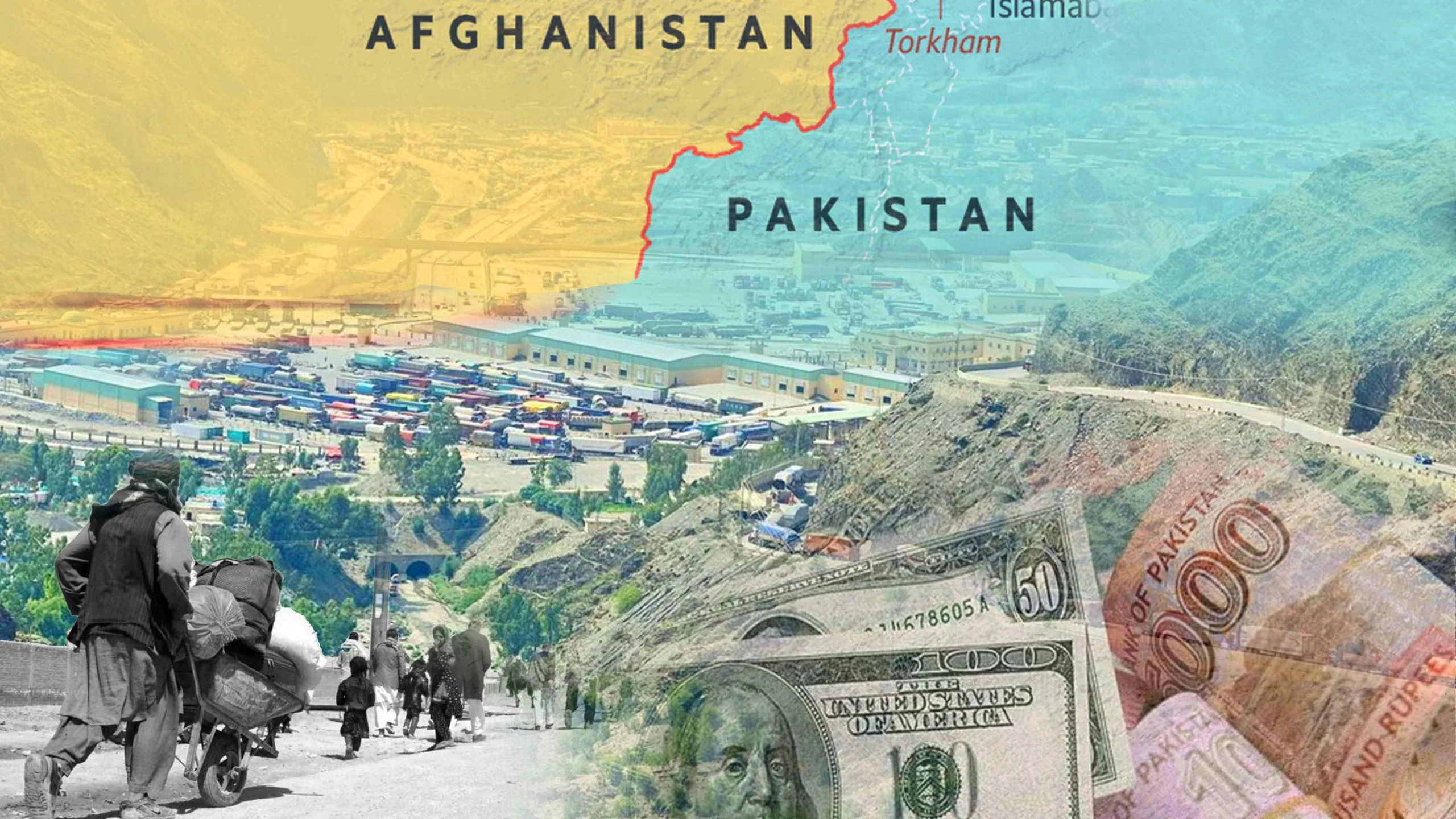 محموله تجارتی از آسیای مرکزی در بندر خشک سوست پاکستان