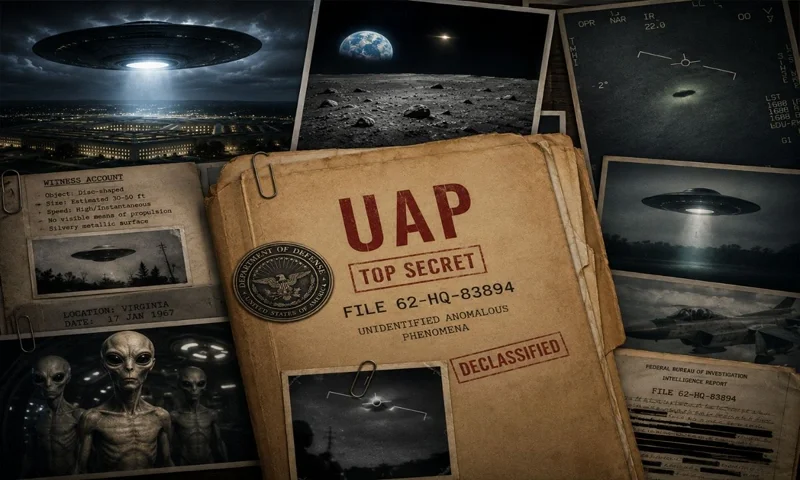 اسناد محرمانه UFO منتشرشده توسط پنتاگون در مورد پدیده‌های هوایی ناشناس