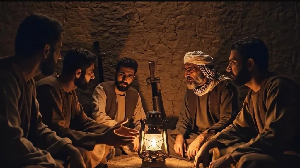 نیروهای امنیتی در محل حمله به پاسگاه پولیس در بنو
