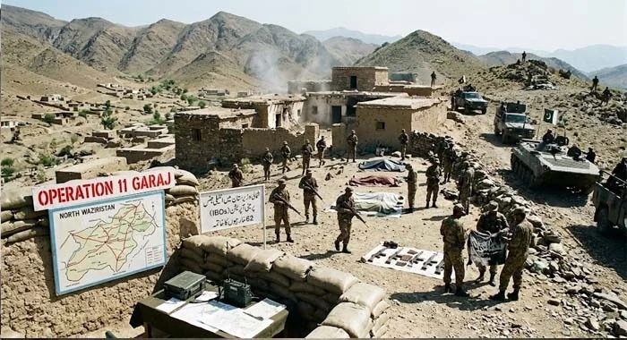 در چارچوب عملیات «گرج ۱۱» در وزیرستان شمالی، ۶۲ عضو فتنه‌الخوارج کشته شدند که چهار فرمانده مهم این گروه نیز در میان آنان بودند. همچنین با استفاده از کوادکوپترها نظارت انجام شده و مخفیگاه‌های تروریست‌ها منهدم شده‌اند.