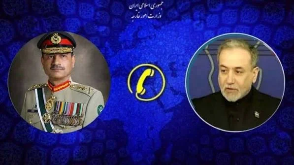 تماس تلفنی میان فیلد مارشال سید عاصم منیر و عباس عراقچی، وزیر امور خارجه ایران؛ گفت‌وگو درباره راه‌حل سیاسی و دیپلماتیک برای بحران منطقه