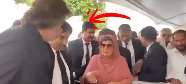 نوار تصویریِ برطرف ساختن علی محمد خان از روی تریبون توسط علیمه خان در رسانههای اجتماعی مورد بحث قرار گرفته و اختلافات درونحزبی پیتیآی بار دیگر برجسته شد
