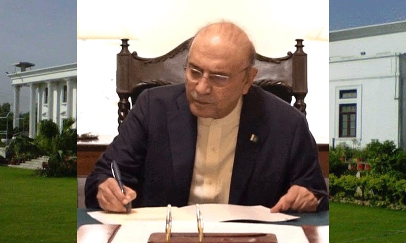 امضای طرح (سمری) مربوط به وضع حالت اضطراری در خیبرپختونخوا توسط رئیسجمهور؛ نخستوزیر به پیشنهاد و توصیه کابینه فدرال این اقدام قانونی را مطرح کرد