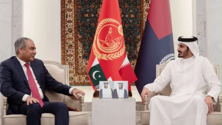دیدار محسن نقوی با شیخ خلیفه بن حمد، وزیر داخله قطر؛ توافق بر سر افزایش همکاریهای امنیتی داخلی و تقویت مشارکت میان پاکستان و قطر